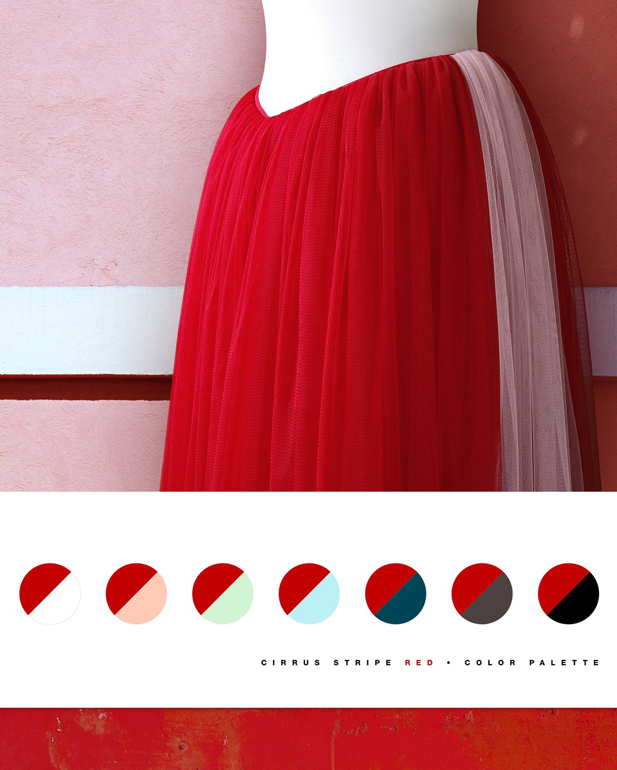 On Request Only • Tutu Stripes, Red