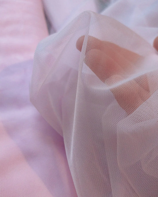 Close-up Tulle fabric Lilac for ballerina tutu. Callisto tutu