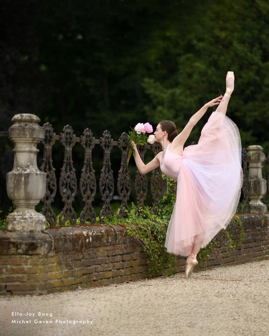 Romantic light rose ballet tulle tutu skirt. Callisto dancewear for dancer and ballerina
