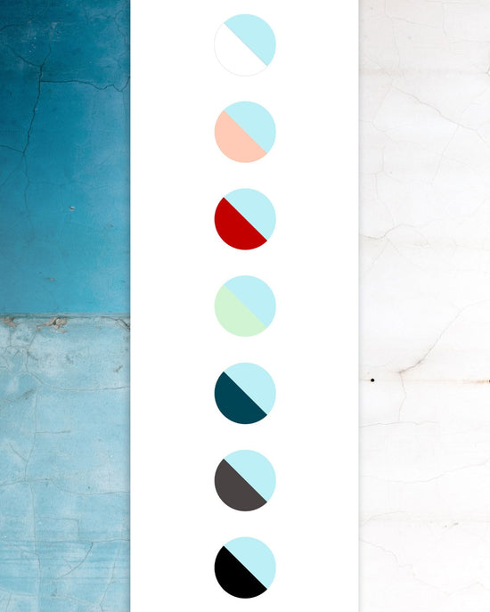 Color palette Cirrus Stripe - Color Light Blue Tulle