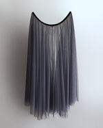 Professional tulle skirt. Studio dance and ballet tutu. Color dark grey. Dancewear by Callisto