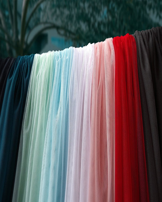 Colors Tulle fabric Cirrus Stripe